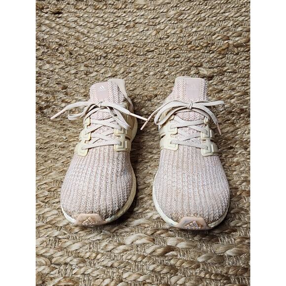 Adidas Ultra Boost 4.0 Women's Size 8 Sneakers BB6497 Ash Pearl Athletic Shoes - Picture 4 of 11